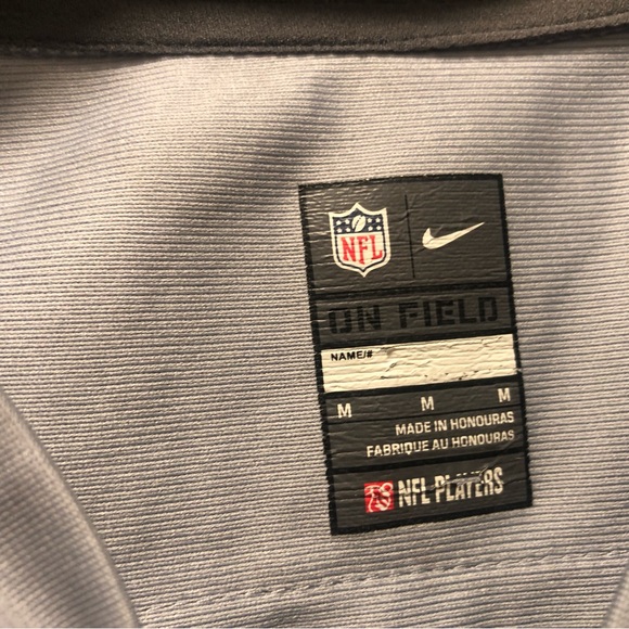 Nike Onfield NFL Seattle Seahawks #29 Thomas III  Gray Blue Jersey Size M - Picture 11 of 11